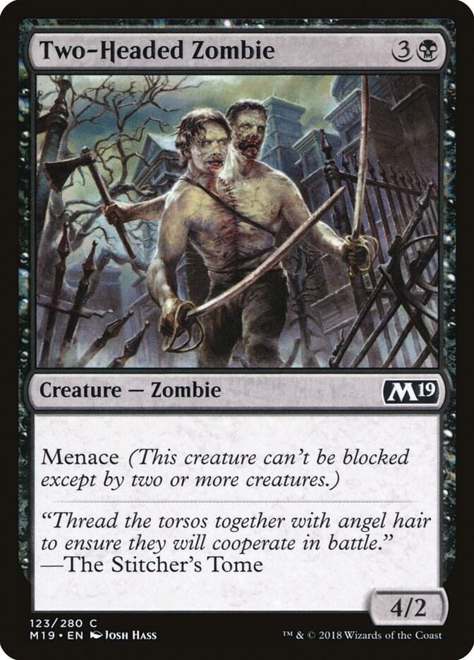 Two-Headed Zombie [Core Set 2019] 123