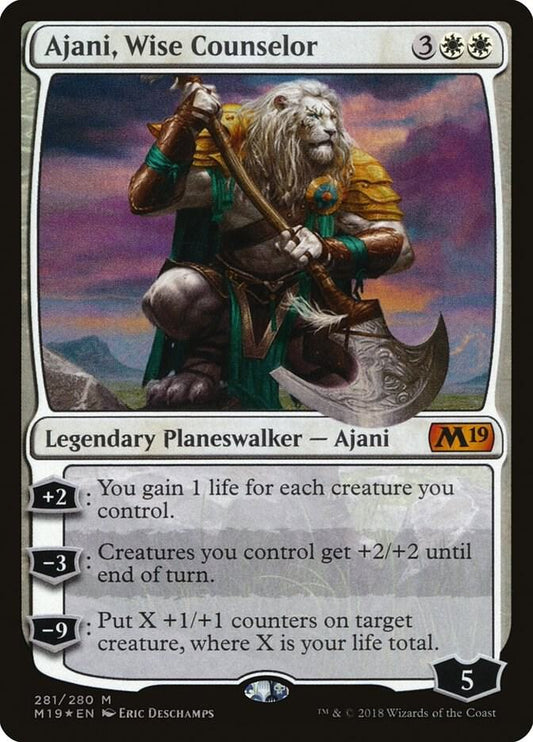 Ajani, Wise Counselor [Core Set 2019] 281