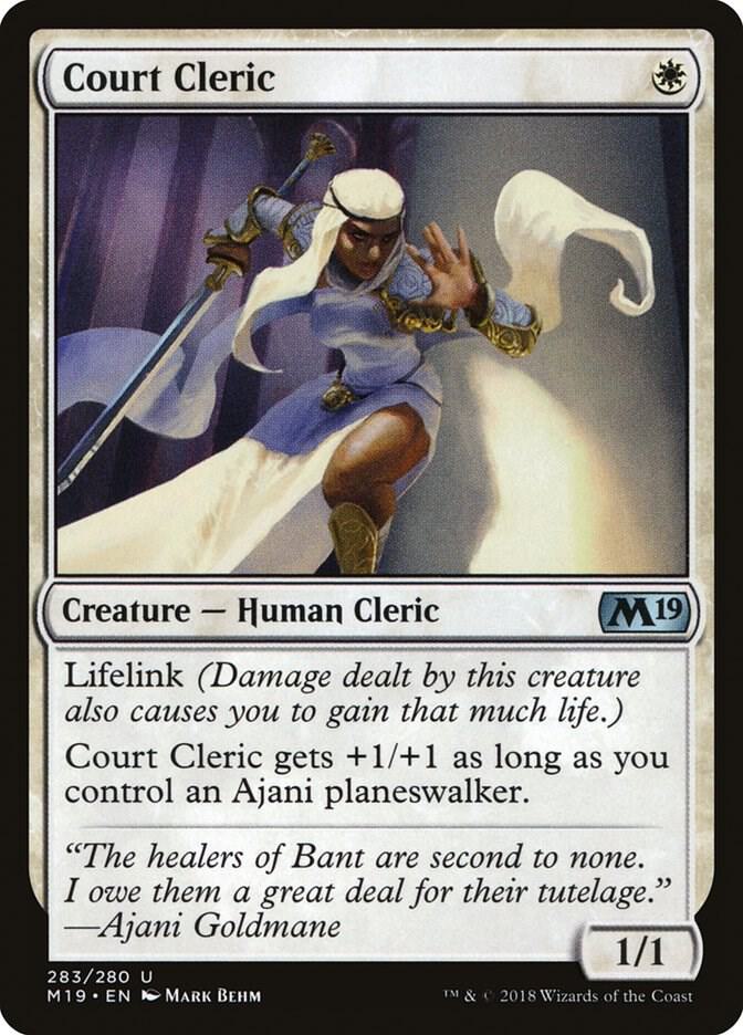 Court Cleric [Core Set 2019] 283