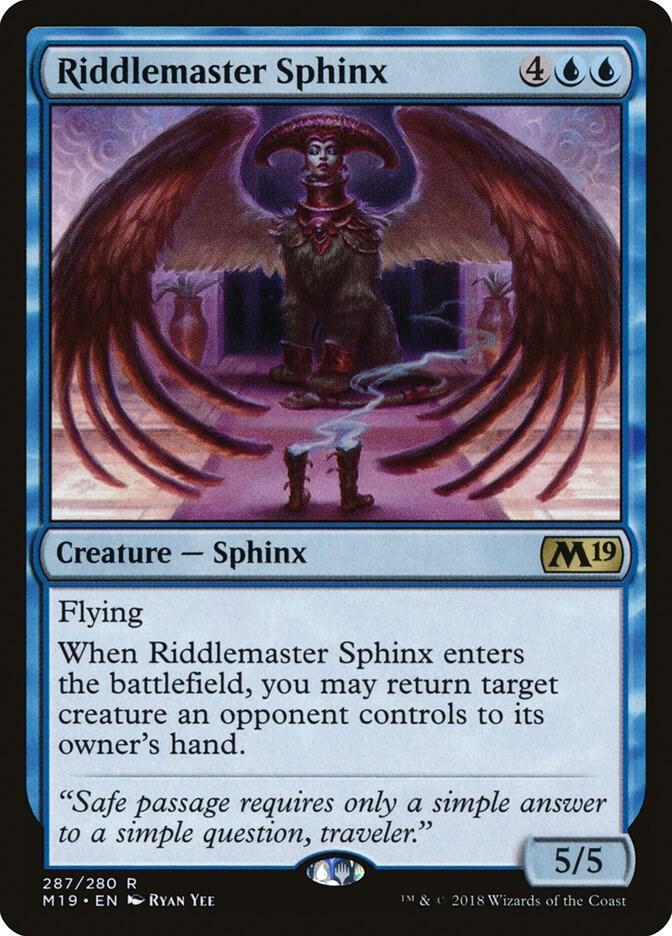 Riddlemaster Sphinx [Core Set 2019] 287