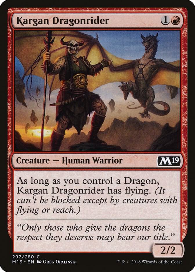 Kargan Dragonrider [Core Set 2019] 297