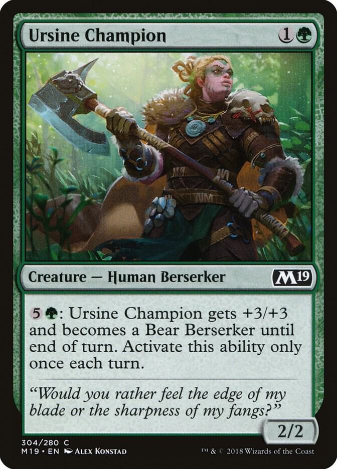 Ursine Champion [Core Set 2019] 304