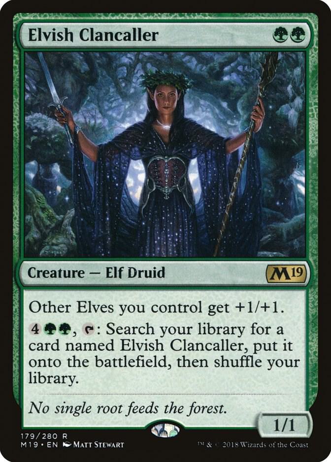 Elvish Clancaller [Core Set 2019] 179