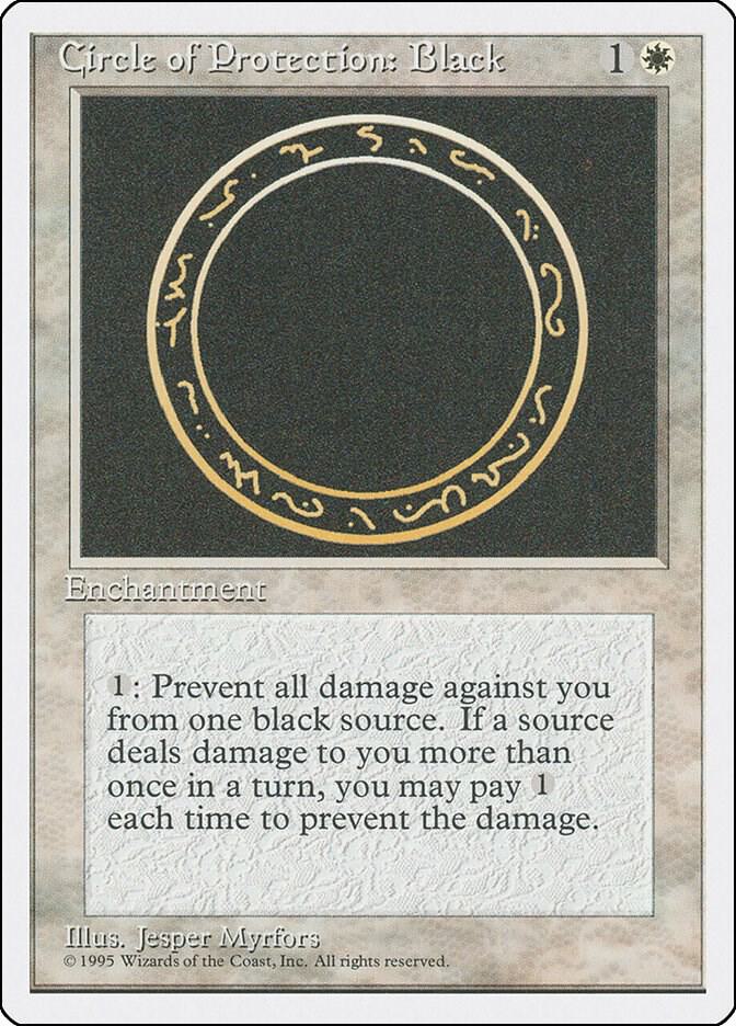 Circle of Protection: Black [Fourth Edition]