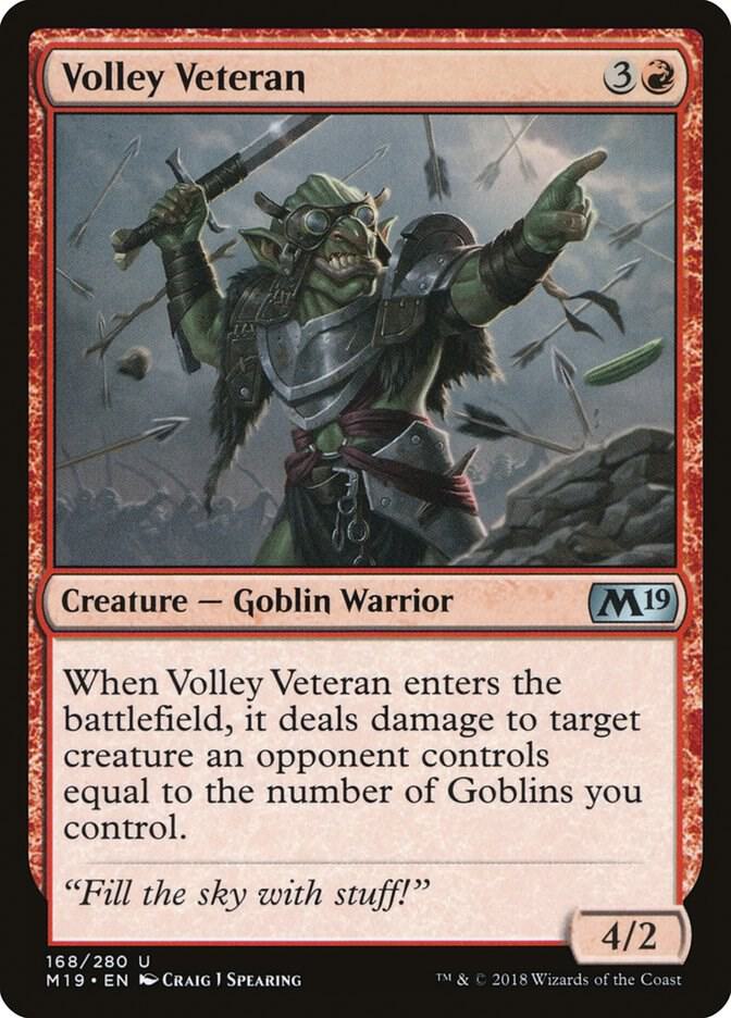 Volley Veteran [Core Set 2019] 168