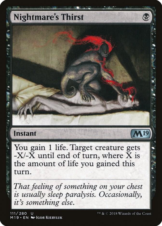 Nightmare's Thirst [Core Set 2019] 111