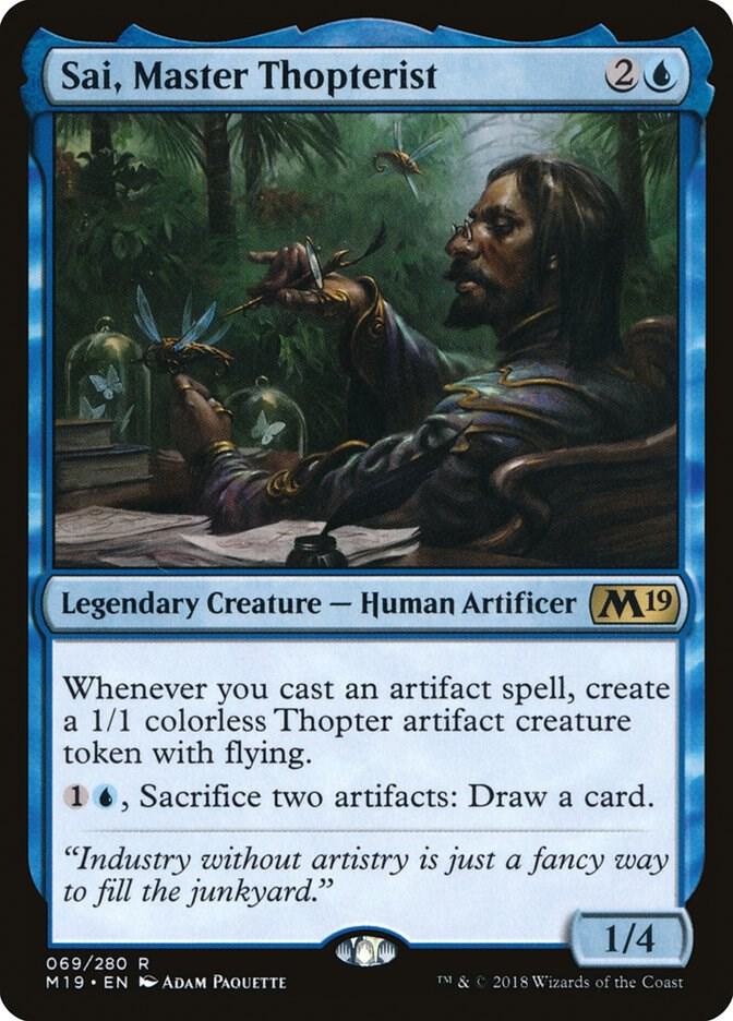 Sai, Master Thopterist [Core Set 2019] 69
