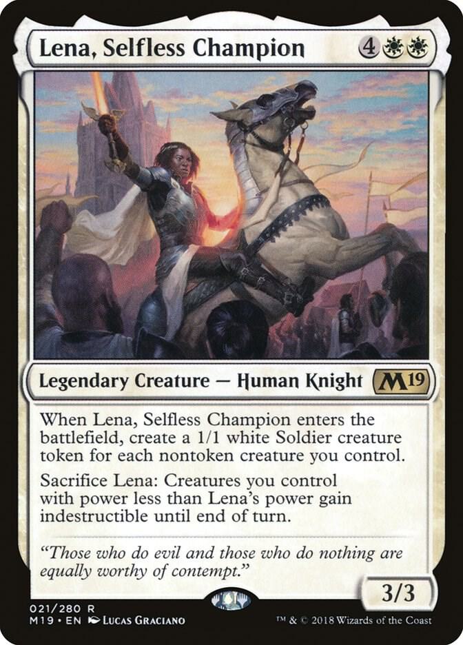 Lena, Selfless Champion [Core Set 2019] 21
