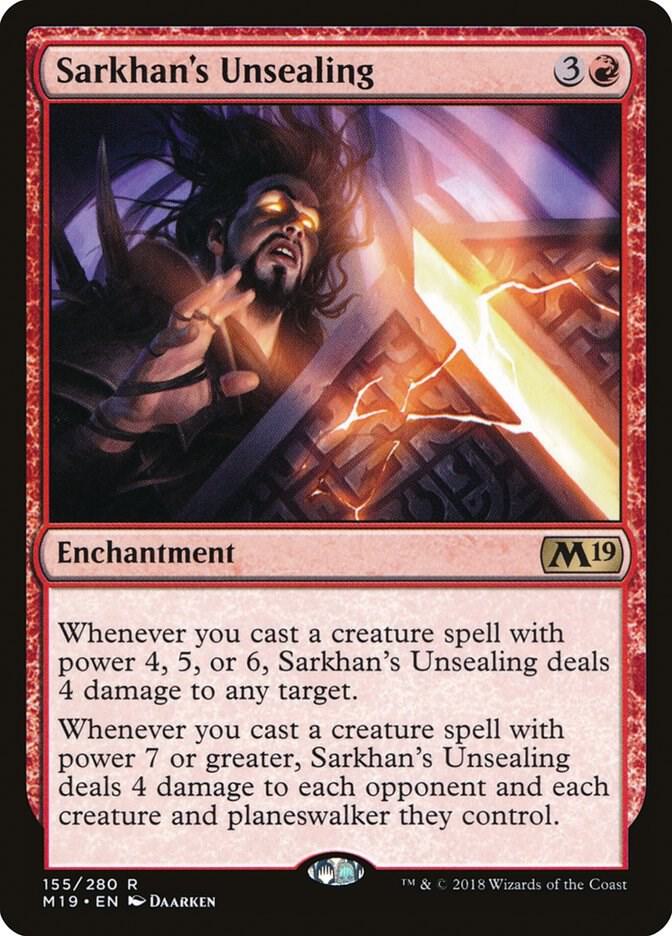 Sarkhan's Unsealing [Core Set 2019] 155