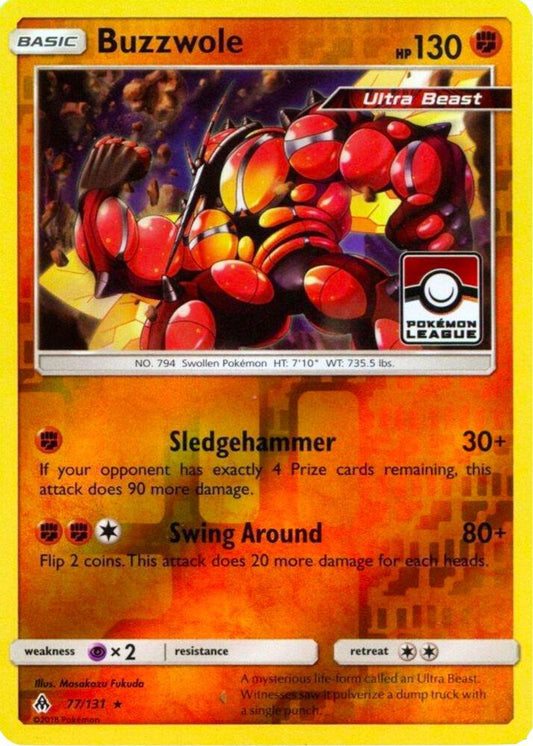 Buzzwole - 77/131 (Pokemon League) [League & Championship Cards] 077/131