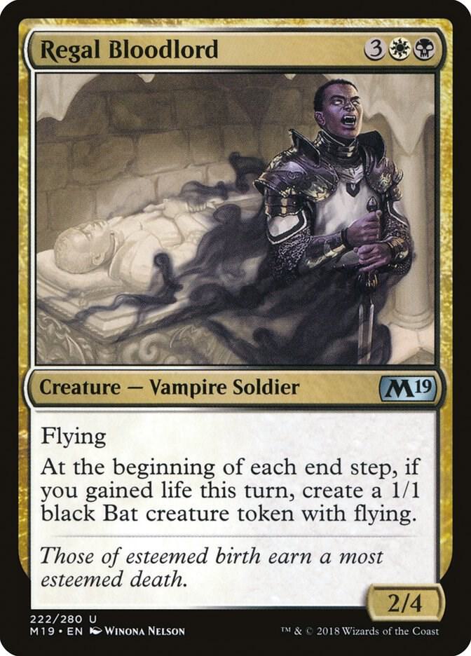 Regal Bloodlord [Core Set 2019] 222