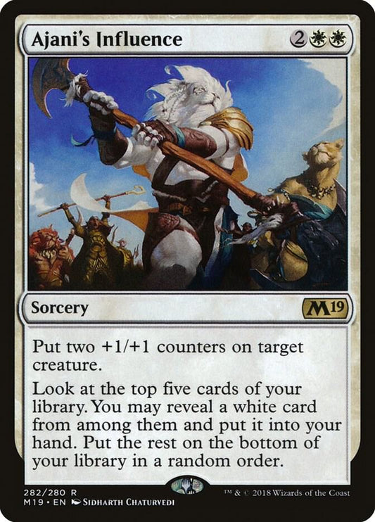Ajani's Influence [Core Set 2019] 282