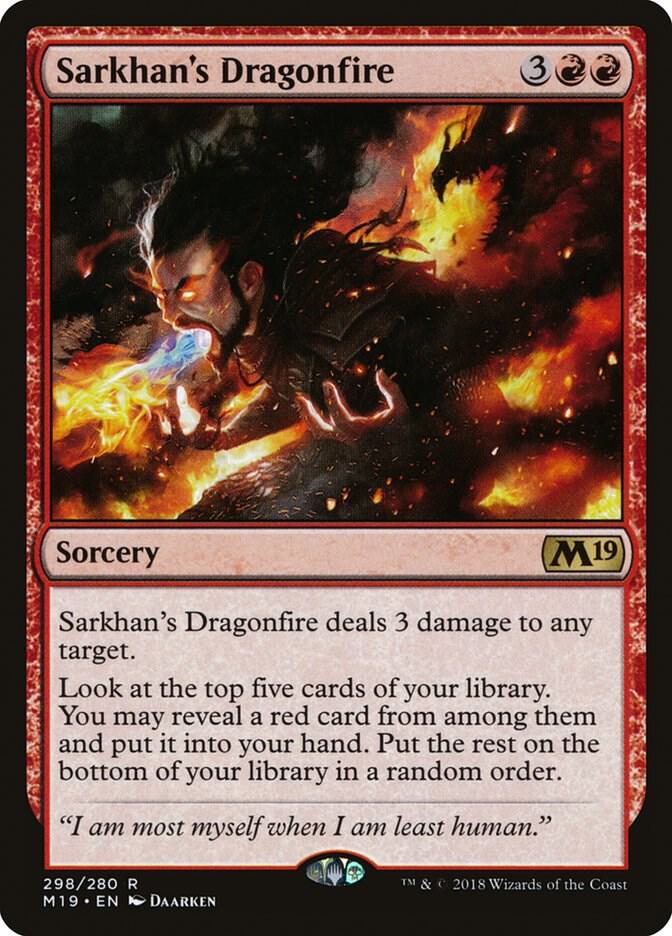 Sarkhan's Dragonfire [Core Set 2019] 298