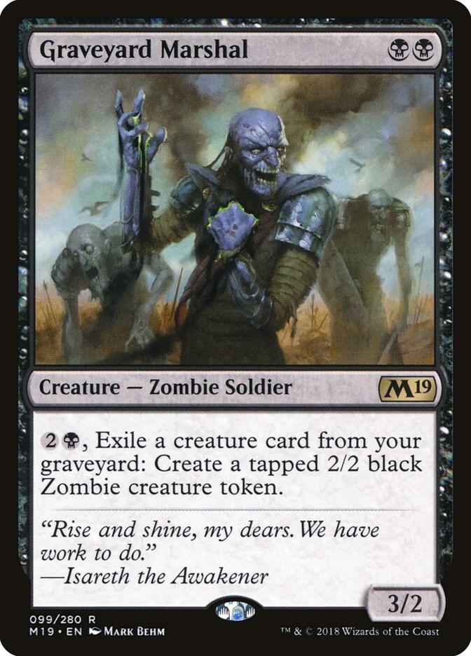 Graveyard Marshal [Core Set 2019] 99