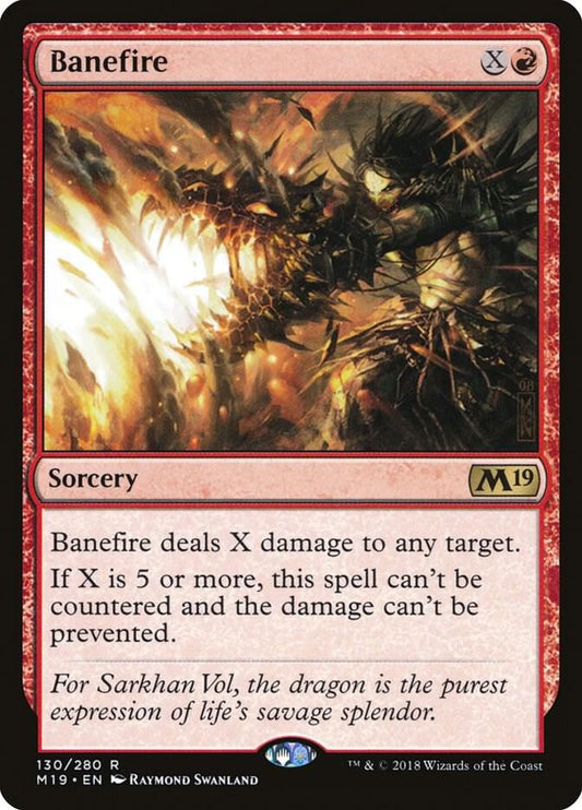 Banefire [Core Set 2019] 130