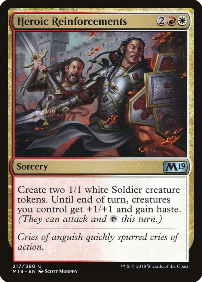 Heroic Reinforcements [Core Set 2019] 217