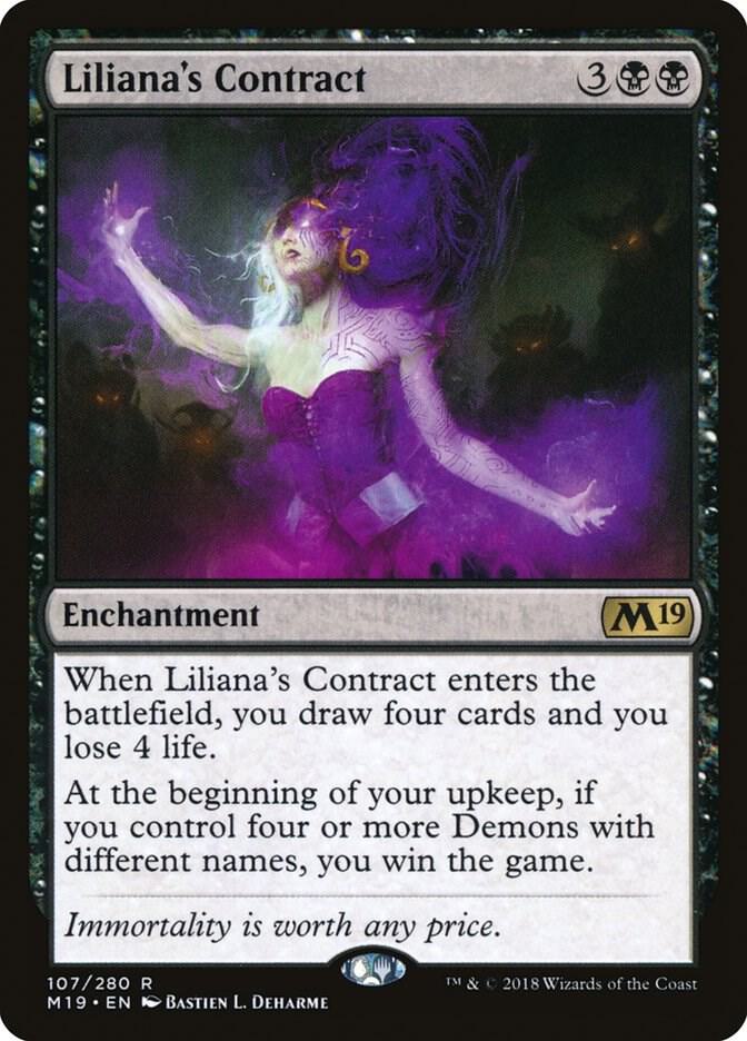 Liliana's Contract [Core Set 2019] 107