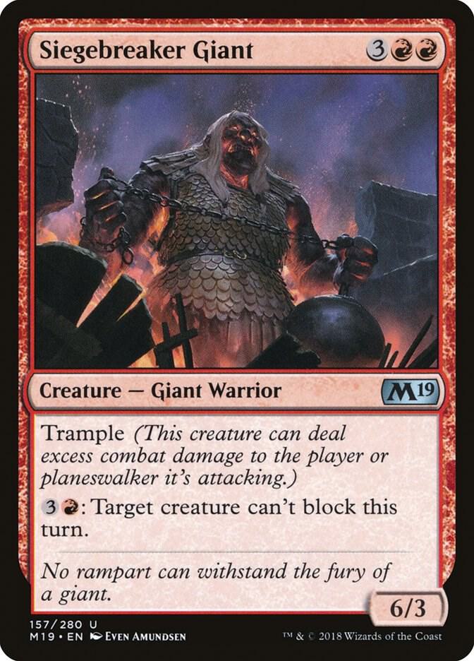 Siegebreaker Giant [Core Set 2019] 157