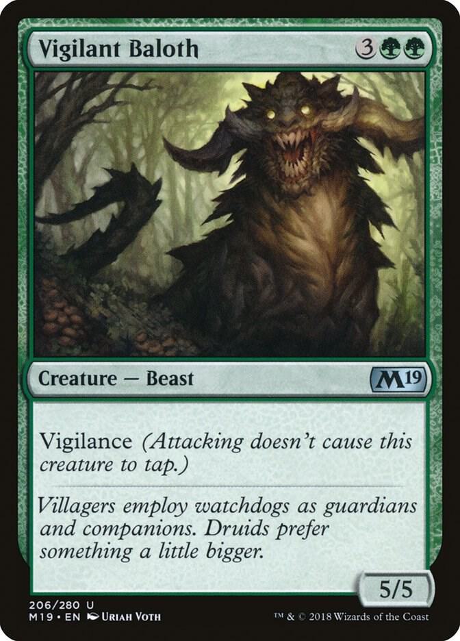 Vigilant Baloth [Core Set 2019] 206