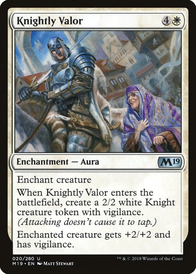 Knightly Valor [Core Set 2019] 20