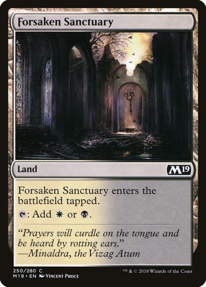 Forsaken Sanctuary [Core Set 2019] 250