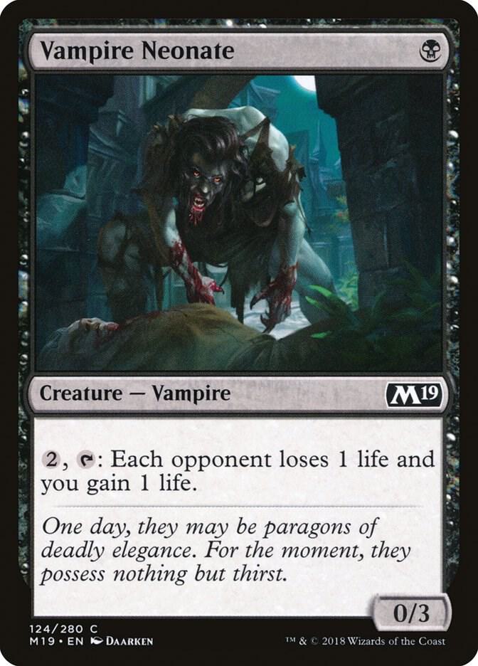 Vampire Neonate [Core Set 2019] 124