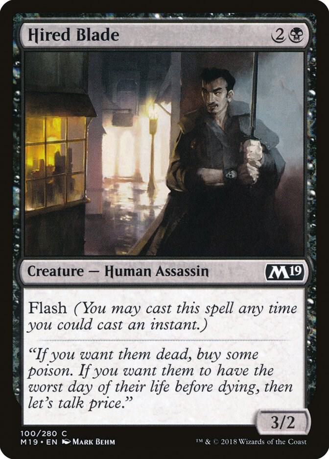 Hired Blade [Core Set 2019] 100