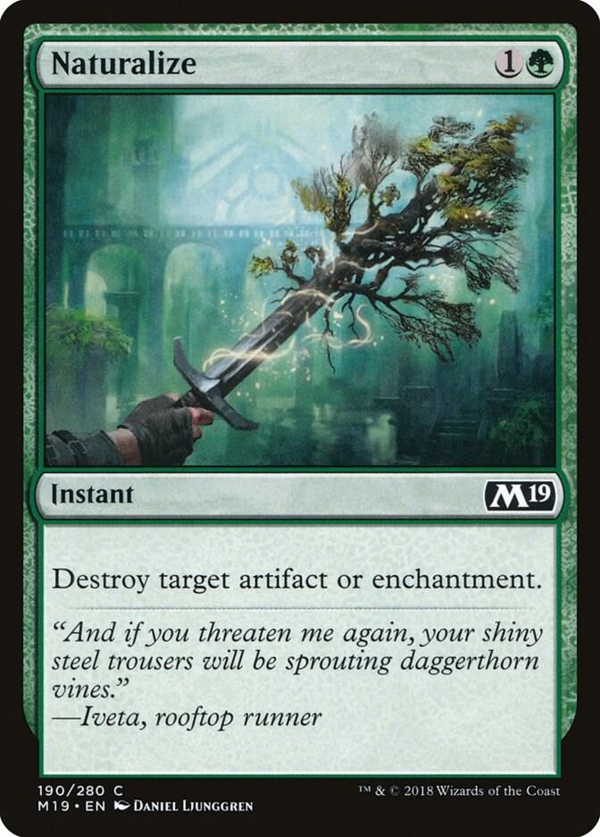 Naturalize [Core Set 2019] 190