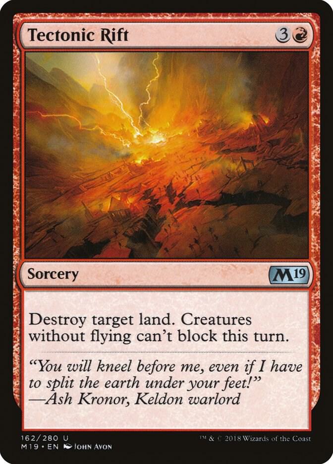 Tectonic Rift [Core Set 2019] 162