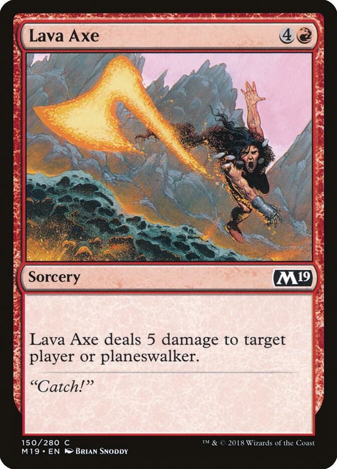 Lava Axe [Core Set 2019] 150