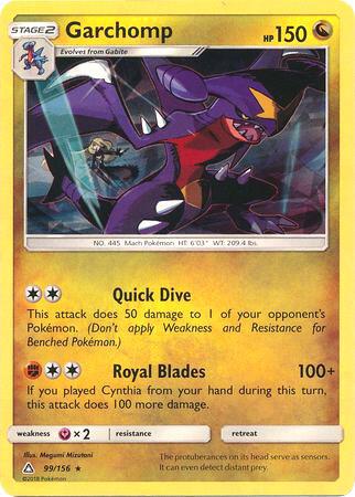 Garchomp - 99/156 (Cracked Ice Holo) [Deck Exclusives] 099/156