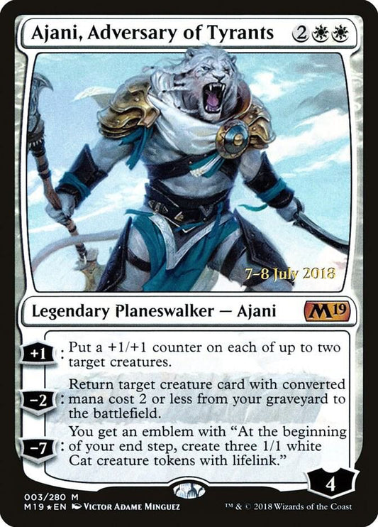 Ajani, Adversary of Tyrants [Prerelease Cards] 3