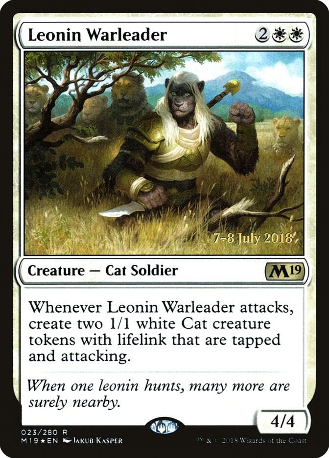 Leonin Warleader [Prerelease Cards] 23