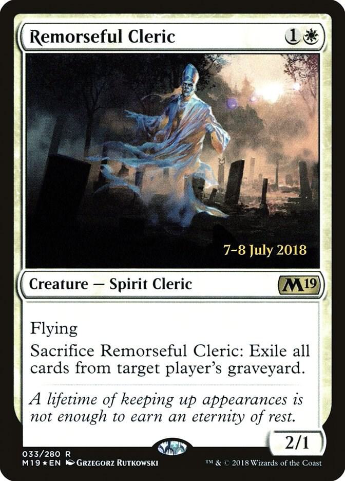 Remorseful Cleric [Prerelease Cards] 33
