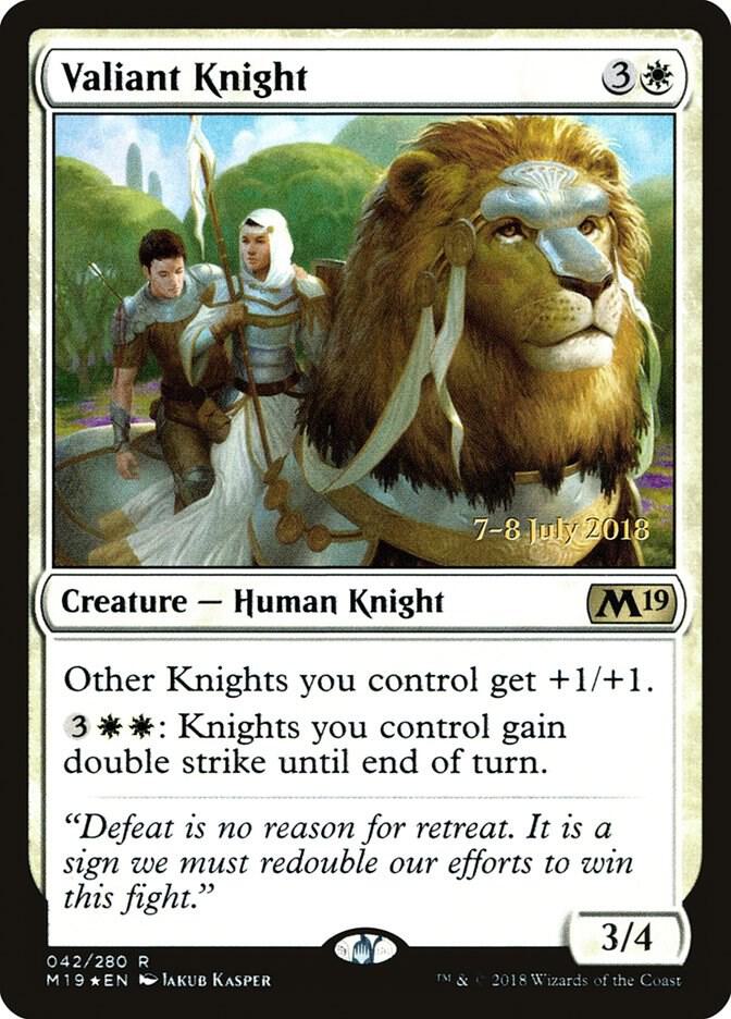 Valiant Knight [Prerelease Cards] 42
