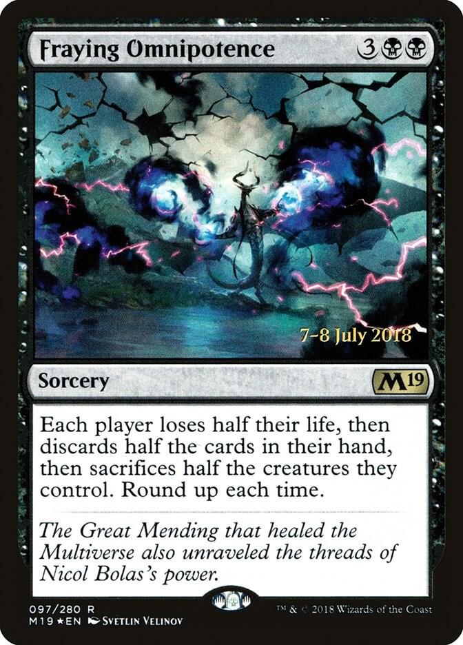 Fraying Omnipotence [Prerelease Cards] 97