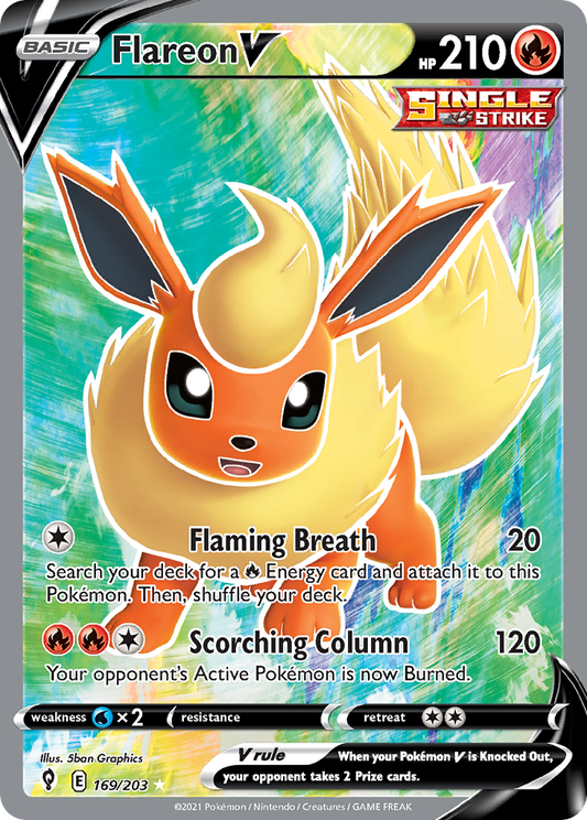 Flareon V - 169/203 Evolving Skies