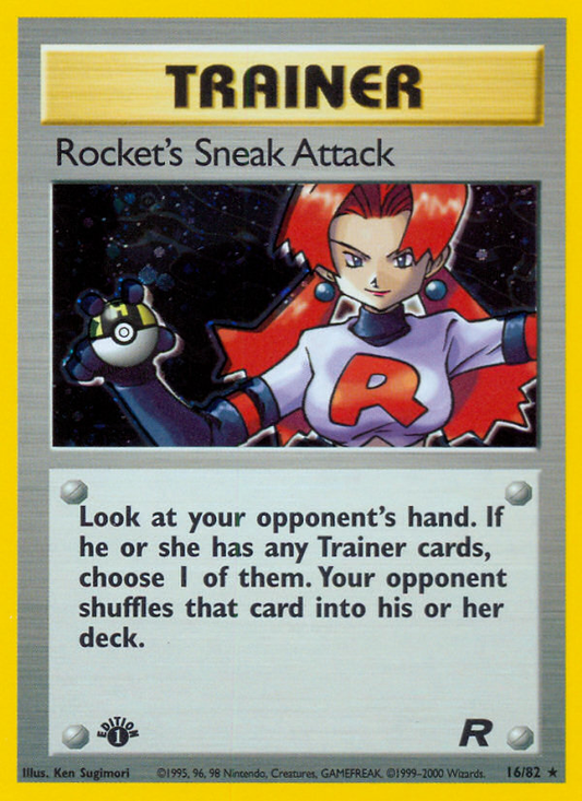 Rocket's Sneak Attack - 16/82 Team Rocket