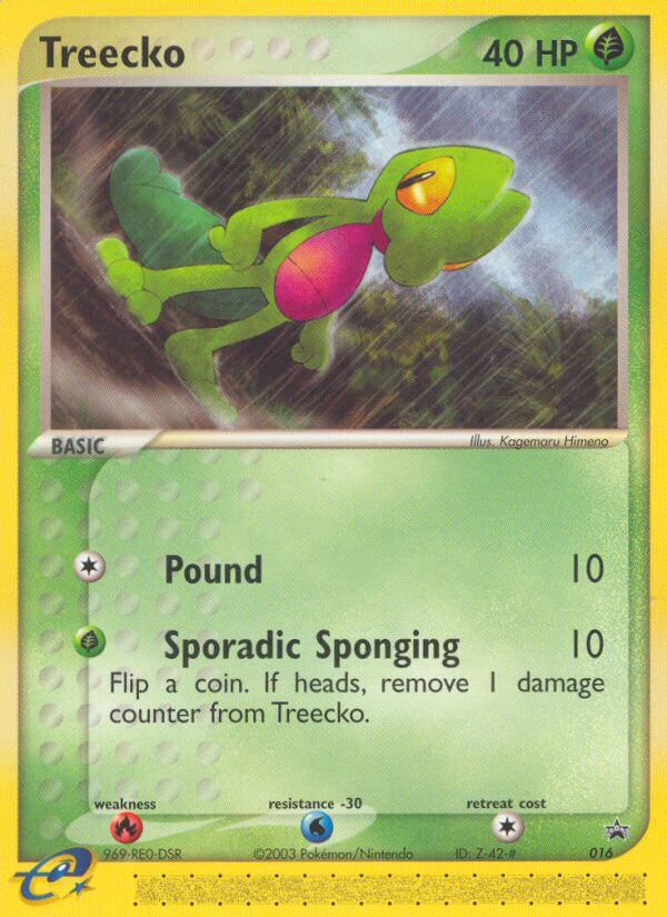 Treecko - 16/40 Nintendo Black Star Promos