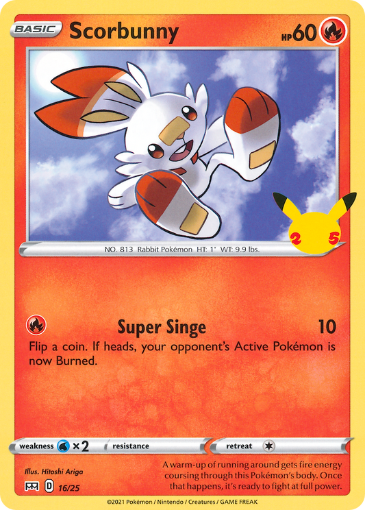 Scorbunny - 16/25 McDonald's Collection 2021