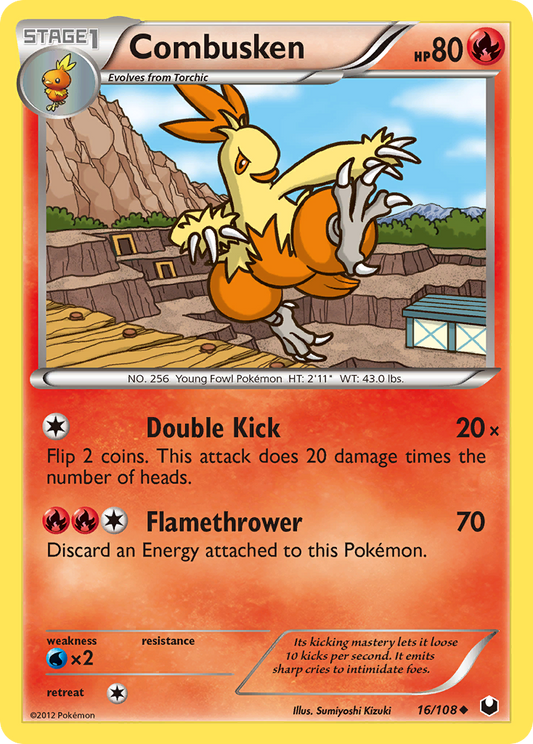 Combusken - 16/108 Dark Explorers