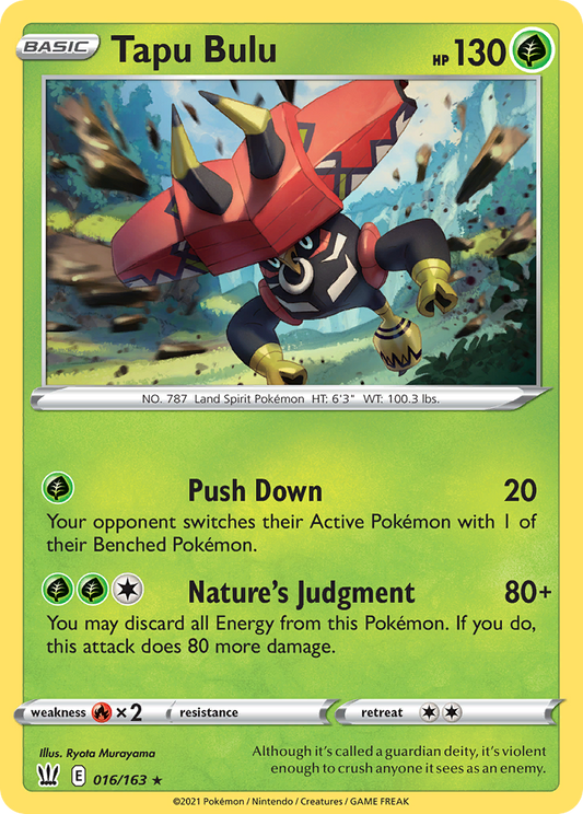 Tapu Bulu - 16/163 Battle Styles