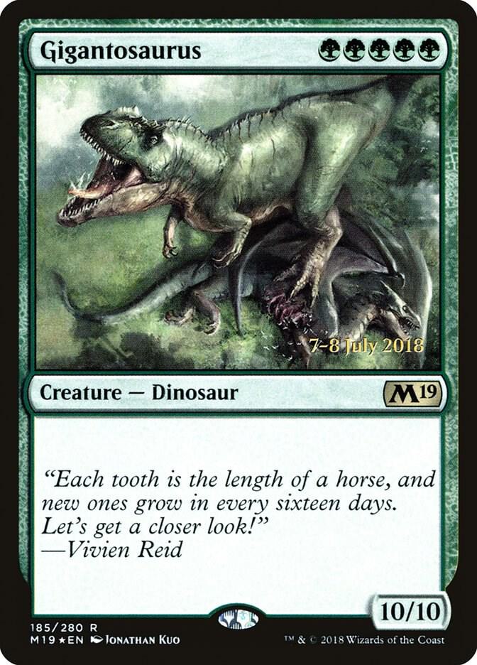 Gigantosaurus [Prerelease Cards] 185