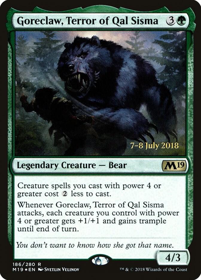 Goreclaw, Terror of Qal Sisma [Prerelease Cards] 186