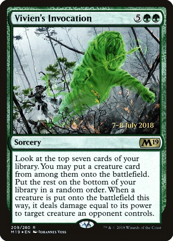 Vivien's Invocation [Prerelease Cards] 209
