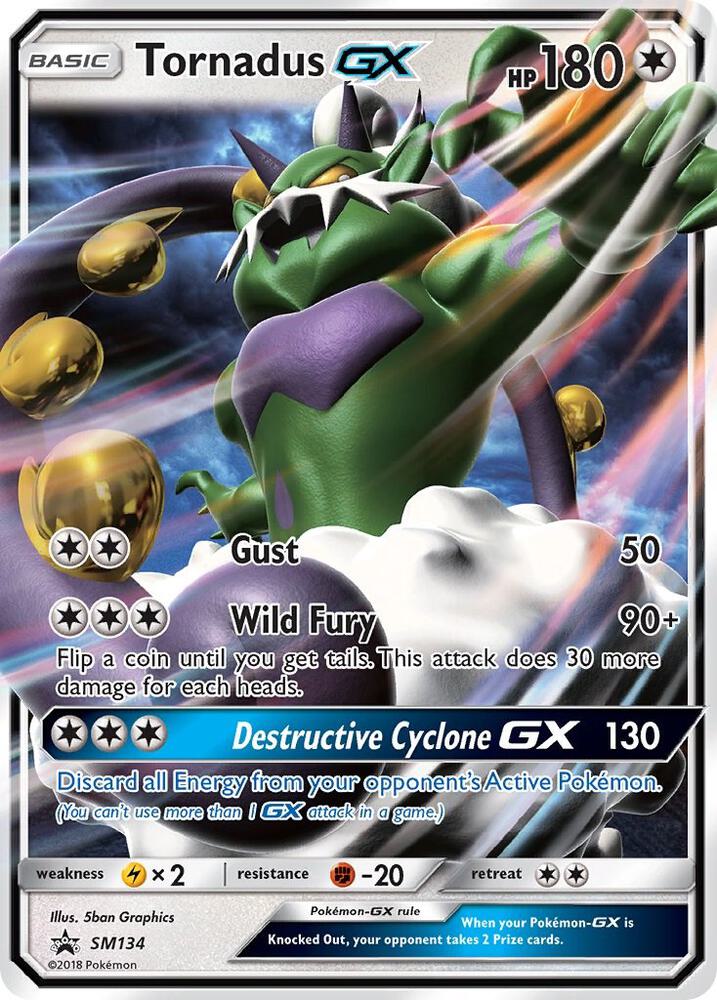 Tornadus GX - SM134 [SM Promos] SM134