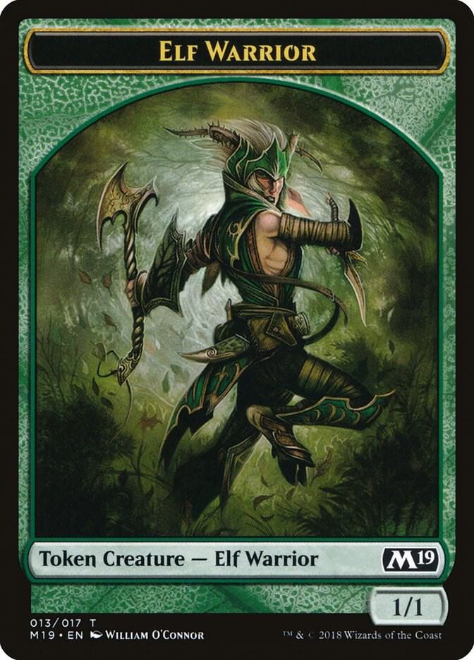 Elf Warrior Token [Core Set 2019] 13