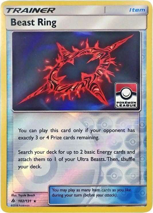 Beast Ring - 102/131 (Pokemon League) [League & Championship Cards] 102/131