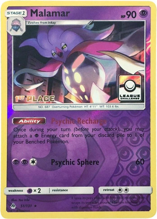 Malamar - 51/131 (League Challenge) [1st Place] [League & Championship Cards] 051/131