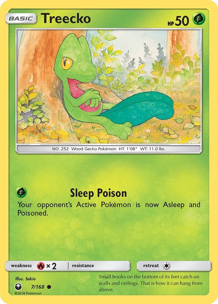 Treecko (7) [SM - Celestial Storm] 7/168